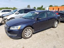 Volkswagen salvage cars for sale: 2014 Volkswagen Passat S