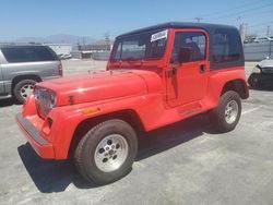 Jeep Wrangler salvage cars for sale: 1993 Jeep Wrangler / YJ Renegade