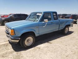 Salvage cars for sale from Copart Amarillo, TX: 1990 Ford Ranger Super Cab