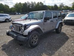 Jeep Wrangler salvage cars for sale: 2013 Jeep Wrangler Unlimited Sport