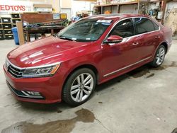 Salvage cars for sale from Copart Bakersfield, CA: 2016 Volkswagen Passat SEL Premium