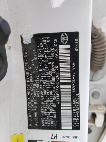 2012 Toyota Camry Base