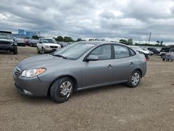 Hyundai Elantra salvage cars for sale: 2010 Hyundai Elantra Blue