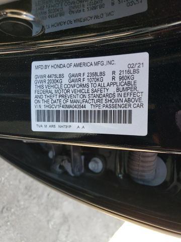 2021 Honda Accord Sport SE