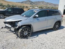 Toyota Highlander salvage cars for sale: 2018 Toyota Highlander SE