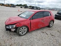 Volkswagen salvage cars for sale: 2015 Volkswagen Golf TDI