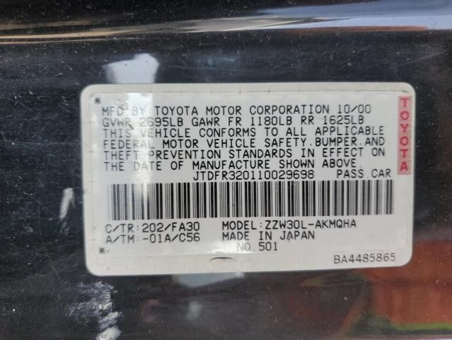 2001 Toyota MR2 Spyder