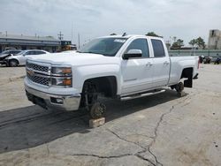 Chevrolet Silverado k1500 lt salvage cars for sale: 2015 Chevrolet Silverado K1500 LT