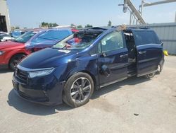 Honda Odyssey salvage cars for sale: 2022 Honda Odyssey Elite