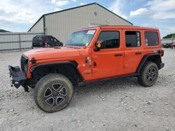 Jeep salvage cars for sale: 2020 Jeep Wrangler Unlimited Sport