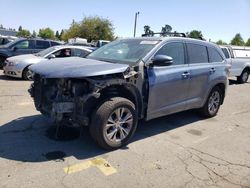 Toyota salvage cars for sale: 2015 Toyota Highlander XLE