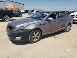 Salvage cars for sale from Copart Amarillo, TX: 2015 KIA Optima LX