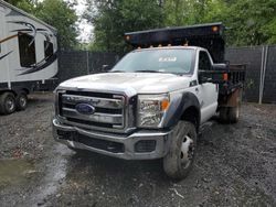 Salvage cars for sale from Copart Waldorf, MD: 2015 Ford F550 Super Duty