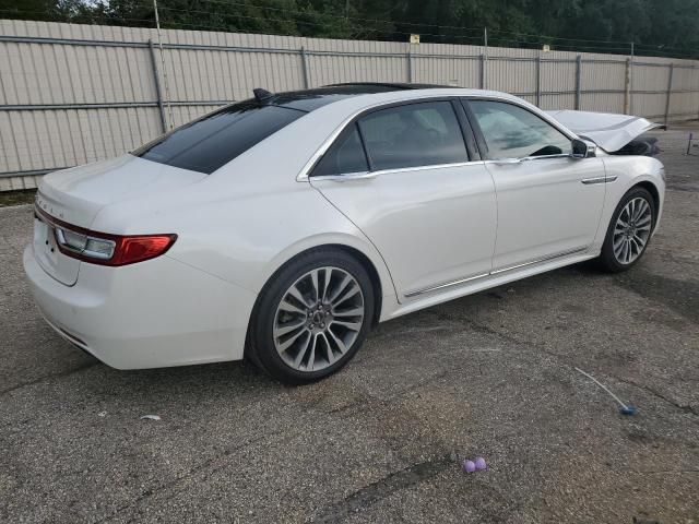 2018 Lincoln Continental Select