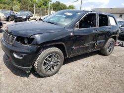 Jeep salvage cars for sale: 2017 Jeep Grand Cherokee Trailhawk
