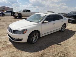 Salvage cars for sale from Copart Amarillo, TX: 2013 Volkswagen Passat SEL