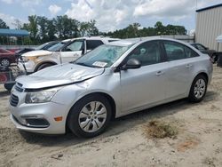 Chevrolet Cruze salvage cars for sale: 2015 Chevrolet Cruze LS