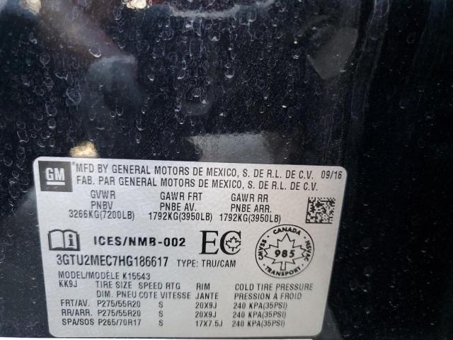 2017 GMC Sierra K1500 SLE