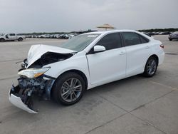 Salvage cars for sale from Copart Grand Prairie, TX: 2016 Toyota Camry LE