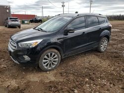 Ford salvage cars for sale: 2017 Ford Escape Titanium