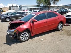 Toyota Corolla salvage cars for sale: 2016 Toyota Corolla L