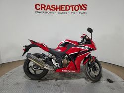 Honda cbr Cycle salvage cars for sale: 2019 Honda CBR300 R