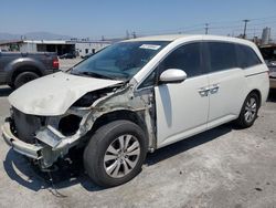 Honda Odyssey ex salvage cars for sale: 2016 Honda Odyssey EX