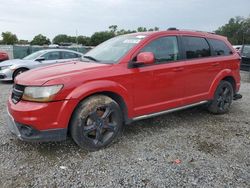 Salvage cars for sale from Copart Riverview, FL: 2018 Dodge Journey Crossroad