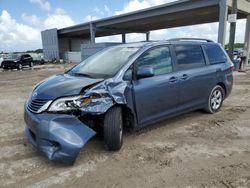 Toyota Sienna le salvage cars for sale: 2015 Toyota Sienna LE