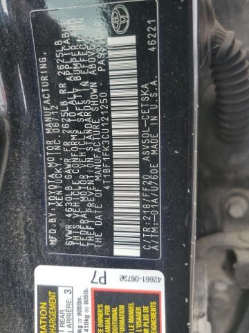 2012 Toyota Camry Base