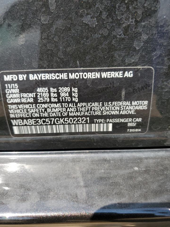2016 BMW 328 XI Sulev