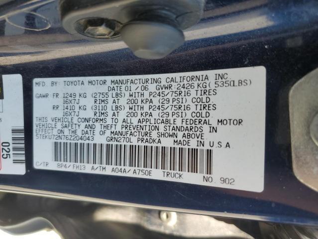 2006 Toyota Tacoma Double cab Prerunner Long bed