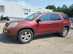 Salvage cars for sale from Copart Lyman, ME: 2011 GMC Acadia SLE