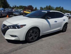 Nissan Maxima salvage cars for sale: 2017 Nissan Maxima 3.5S