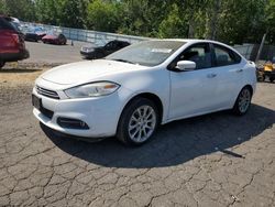 Dodge Dart salvage cars for sale: 2015 Dodge Dart Limited