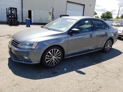 Volkswagen Jetta salvage cars for sale: 2016 Volkswagen Jetta Sport