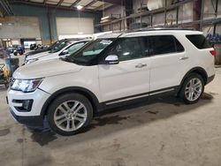 Ford salvage cars for sale: 2017 Ford Explorer Limited