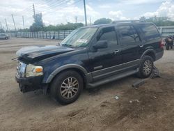 Ford Expedition salvage cars for sale: 2007 Ford Expedition XLT