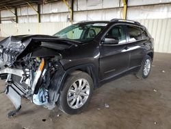 Jeep salvage cars for sale: 2016 Jeep Cherokee Limited