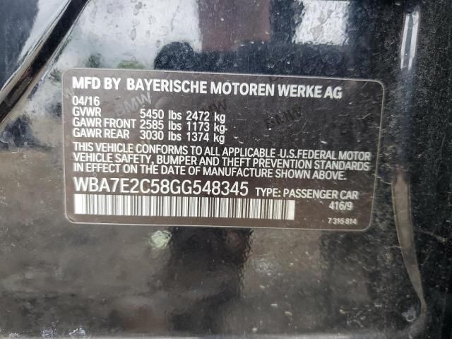 2016 BMW 740 I