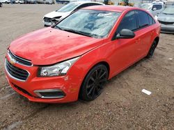 Chevrolet salvage cars for sale: 2015 Chevrolet Cruze LS