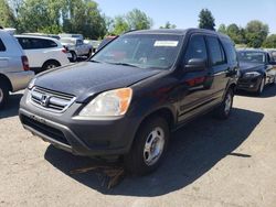 Honda crv salvage cars for sale: 2002 Honda CR-V LX