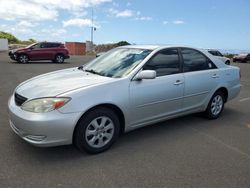 Toyota Camry salvage cars for sale: 2004 Toyota Camry LE