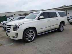 Salvage cars for sale from Copart Louisville, KY: 2015 Cadillac Escalade ESV Premium