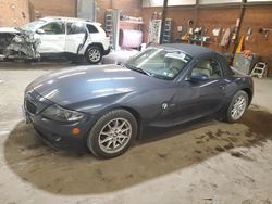 BMW z4 salvage cars for sale: 2005 BMW Z4 2.5