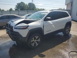 Jeep Cherokee salvage cars for sale: 2016 Jeep Cherokee Trailhawk