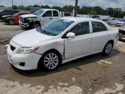 Toyota salvage cars for sale: 2009 Toyota Corolla Base