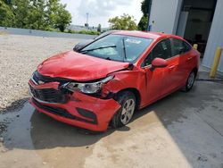 Chevrolet Cruze salvage cars for sale: 2018 Chevrolet Cruze LS