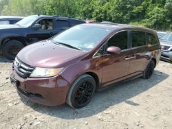 Honda Odyssey exl Vehiculos salvage en venta: 2015 Honda Odyssey EXL