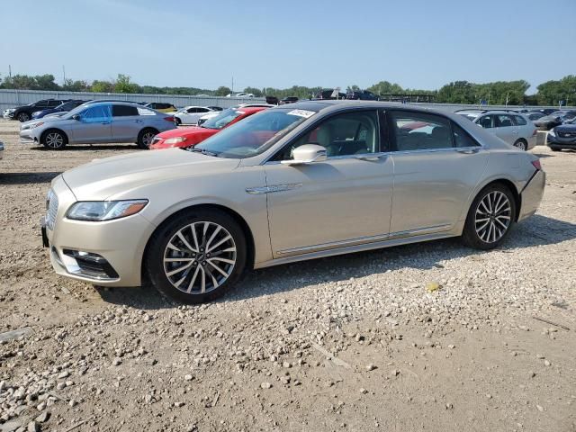 2017 Lincoln Continental Select